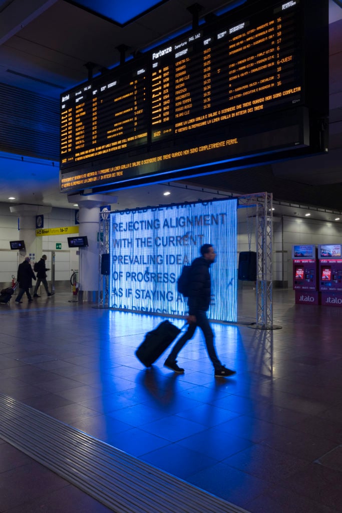 Morestalgia, Installazione di Riccardo Benassi