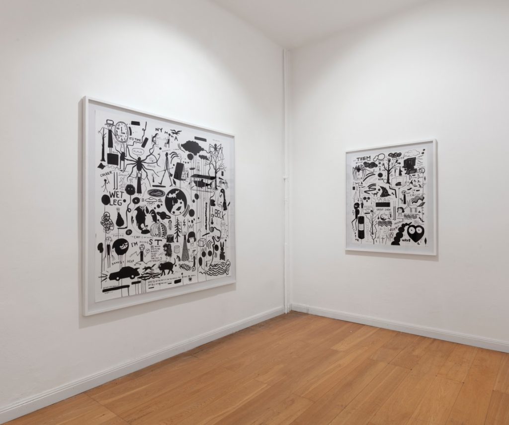 Fausto Gilberti, Installation View. Courtesy Wizard Gallery