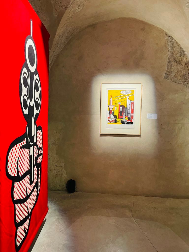 Installation view "Roy Lichtenstein. Variazioni pop" a Palazzo Tarasconi di Parma