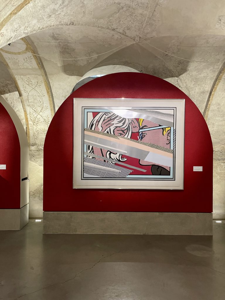 Installation view "Roy Lichtenstein. Variazioni pop" a Palazzo Tarasconi di Parma